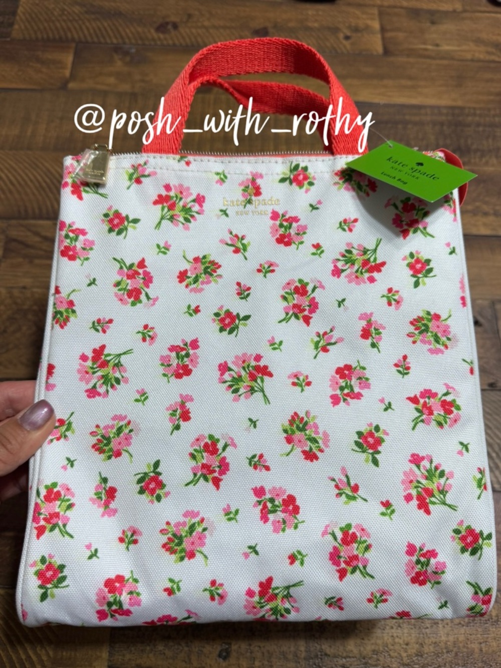 ♠️ 💐Kate Spade Flower Print Lunch Tote, NWT